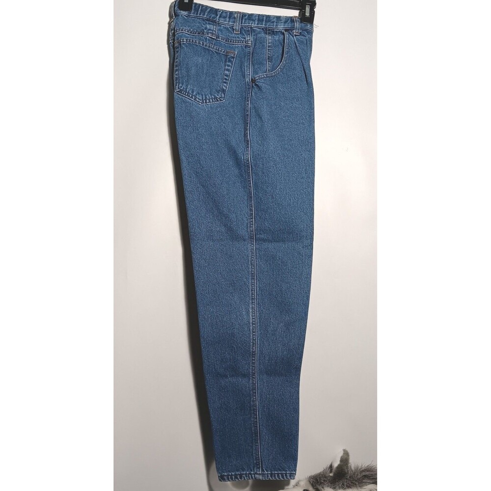 Womens Newport News Denim Jeans Size 4 Pleated Mid Rise